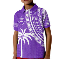 Fiji Rugby Sevens Polo Shirt Fijian 7s Tapa Polynesian Purple LT13 - Polynesian Pride