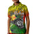 (Custom Personalised) The Shaka Hawaii Polo Shirt KID Tropical Flowers Reggae Version LT13 - Polynesian Pride