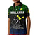 Custom Malampa Province Polo Shirt Native Canoe Mix Vanuatu Pig Tusk Black Version LT14 - Polynesian Pride