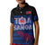 Custom Personalise Text and Number Toa Samoa Rugby Polo Shirt Uso Aso Uma Go Champions Blue LT13 - Polynesian Pride