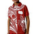 Rarotonga Cook Islands Polo Shirt Turtle and Map Style Red LT13 - Polynesian Pride