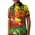 (Custom Personalised) Hawaii Flowers Polo Shirt KID Color Tribal Pattern Hawaiian LT13 - Polynesian Pride