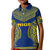 Custom Niue Polo Shirt Hiapo Mix Polynesian Happy Constitution Day LT14 - Polynesian Pride