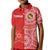 (Custom Text and Number) Tonga Polo Shirt Tongan Coat Of Arms Ngatu Pattern LT14 - Polynesian Pride