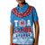 Toa Samoa Rugby Polo Shirt KID Manu Siva Tau Style Ulafala LT13 Kid Blue - Polynesian Pride