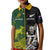 (Custom Personalised) Australia Rugby Mix Aotearoa Rugby Polo Shirt KID Wallabies All Black Special Version LT14 - Polynesian Pride