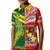 Custom Tonga and Australia Rugby Polo Shirt Mate Maa Tonga Mix Kangaroos LT14 - Polynesian Pride