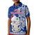 New Zealand Christmas Polo Shirt Hei Tiki Blue Pohutukawa Meri Kirihimete LT14 - Polynesian Pride