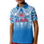 Samoa Rugby Polo Shirt Toa Samoa Polynesian Pacific Blue Version LT14 - Polynesian Pride