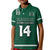 (Custom Text And Number) Hawaii Football Polo Shirt KID Kakau Rainbow Warriors Helmet Go Bows LT14 - Polynesian Pride