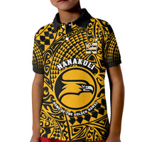 (Custom Text and Number) Hawaii Polo Shirt Nanakuli High and Intermediate School Tribal Kakau LT14 - Polynesian Pride