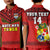 (Custom Text and Number) Tonga Rugby Polo Shirt Mate Maa Tonga Pacific Ngatu Black LT14 - Polynesian Pride