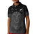 (Custom Text And Number) New Zealand Tiki Rugby Polo Shirt KID NZ Maori Koru Pattern Ver.01 LT14 - Polynesian Pride