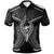 Guam Polo Shirt Guahan Seal With Line Style Unisex Black - Polynesian Pride