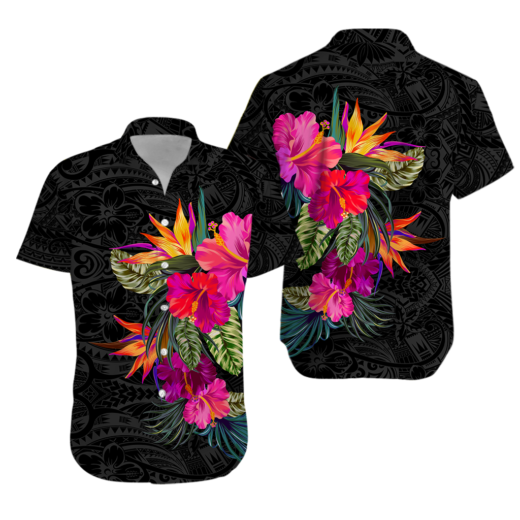 Polynesia Hibiscus Polynesian Tribal Hawaiian Shirt - LT8 - Polynesian Pride