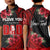 (Custom Personalised) Happy Fathers Day Polo Shirt KID Polynesian Best Dad Ever LT13 Kid Red - Polynesian Pride