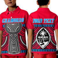 Custom Guam Chamorro Polo Shirt Latte Stone Red Polynesian Haligi LT13 - Polynesian Pride