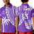 (Custom Text and Number) Fiji Rugby Sevens Polo Shirt Fijian 7s Tapa Polynesian Purple LT13 - Polynesian Pride