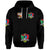 Papua New Guinea PRK Mendi Muruks Hoodie Rugby All Black LT8 Hoodie Black - Polynesian Pride