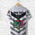 Custom Papua New Guinea PRK Mendi Muruks T Shirt Rugby Original Style White, Custom Text and Number LT8 - Polynesian Pride