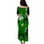 (Custom Personalised) New Caledonia Puletasi Dress Nautilus Green Polynesian Hibiscus LT13 - Polynesian Pride