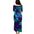 (Custom Personalised) Polynesian Puletashi Dress Purple Paradise Hawaiian Tribal Hammerhead Shark LT14 - Polynesian Pride