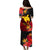 (Custom Personalised) Papua New Guinea Puletasi Dress Bird of Paradise Ver.02 LT13 - Polynesian Pride