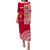 (Custom Personalised) Beulah Tonga College Puletaha Dress Class Of Year Tongan Ngatu Pattern LT14 Maroon - Polynesian Pride
