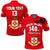 (Custom Text and Number) Kolisi Tonga College Atele Polo Shirt 140 Years Anniversary Tongan Ngatu LT13 Red - Polynesian Pride