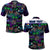 Custom Hawaii Skeleton Dancing Polo Shirt Halloween Hawaiian Turtle LT13 Purple - Polynesian Pride