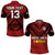 (Custom Text and Number) Tonga Rugby MMT Polo Shirt Ngatu Mate Maa Tonga Grunge LT13 Red - Polynesian Pride