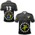 Custom The Kukis Polo Shirt Cook Islands Rugby Black Custom Text and Number LT13 Unisex Black - Polynesian Pride