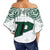 Hawaii - Kanaka Pahoa High School Off Shoulder Waist Wrap Top Demodern Style AH - Polynesian Pride