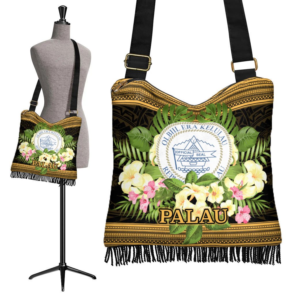 Palau Boho Handbag - Polynesian Gold Patterns Collection - Polynesian Pride