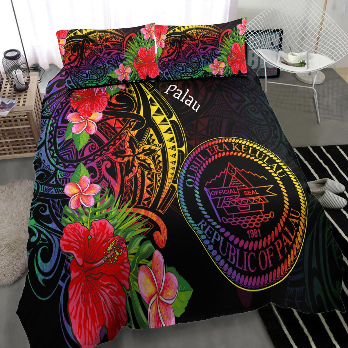 Palau Bedding Set - Tropical Hippie Style - Polynesian Pride