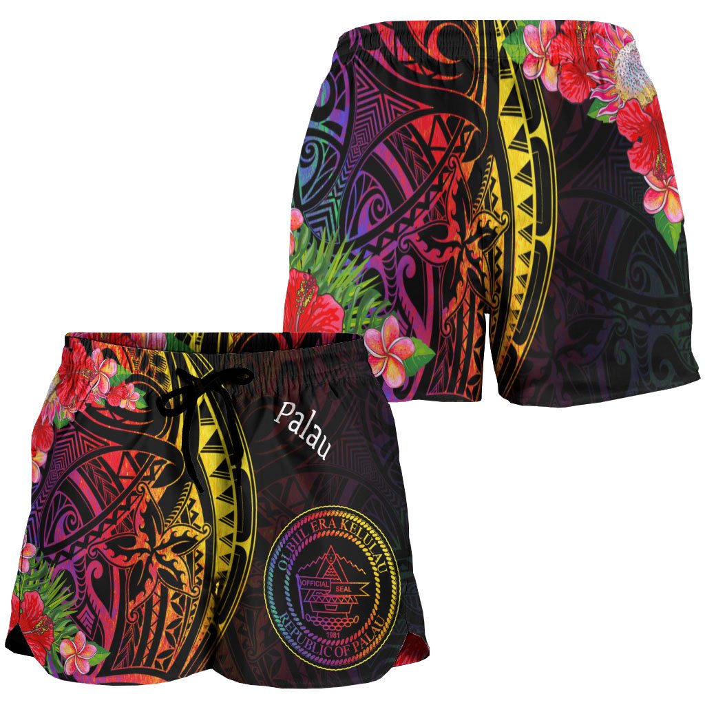 Palau Women's Shorts - Tropical Hippie Style - Polynesian Pride