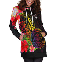 Palau Hoodie Dress - Tropical Hippie Style - Polynesian Pride