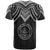 Palau Custom T Shirt Polynesian Armor Style Black - Polynesian Pride