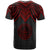 Palau T Shirt Polynesian Armor Style Red - Polynesian Pride