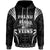 Palau Hoodie Blood Runs Through My Veins Style Black Unisex Black - Polynesian Pride