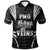 Papua New Guinea Polo Shirt Blood Runs Through My Veins Style Black Unisex Black - Polynesian Pride