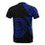 Palau T Shirt Micronesian Pattern Blue Flash Style - Polynesian Pride