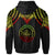 Palau Custom Zip up Hoodie Polynesian Armor Style Reagge - Polynesian Pride