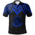 Palau Custom Polo Shirt Polynesian Armor Style Blue Unisex Blue - Polynesian Pride