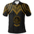 Palau Custom Polo Shirt Polynesian Armor Style Gold Unisex Gold - Polynesian Pride
