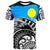 Palau T Shirt Ethnic Style With Round Black White Pattern Unisex Black - Polynesian Pride