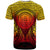 Palau T Shirt Circle Pattern Yellow - Polynesian Pride