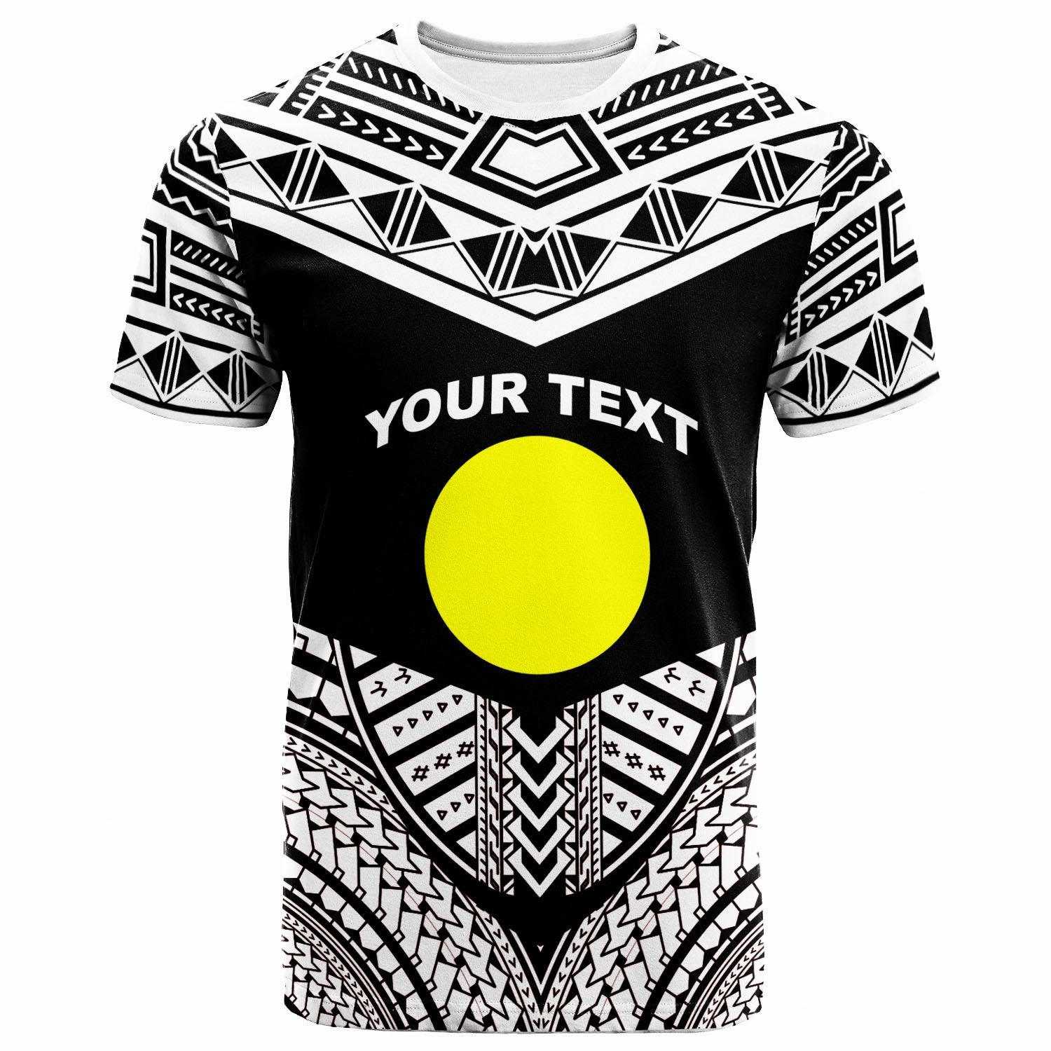 Palau Custom T Shirt Tribal Pattern Cool Style White Color Unisex White - Polynesian Pride