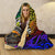 Palau Hooded Blanket - Rainbow Polynesian Pattern - Polynesian Pride