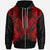 Palau Zip up Hoodie Polynesian Lion Head Red Style Unisex Red - Polynesian Pride